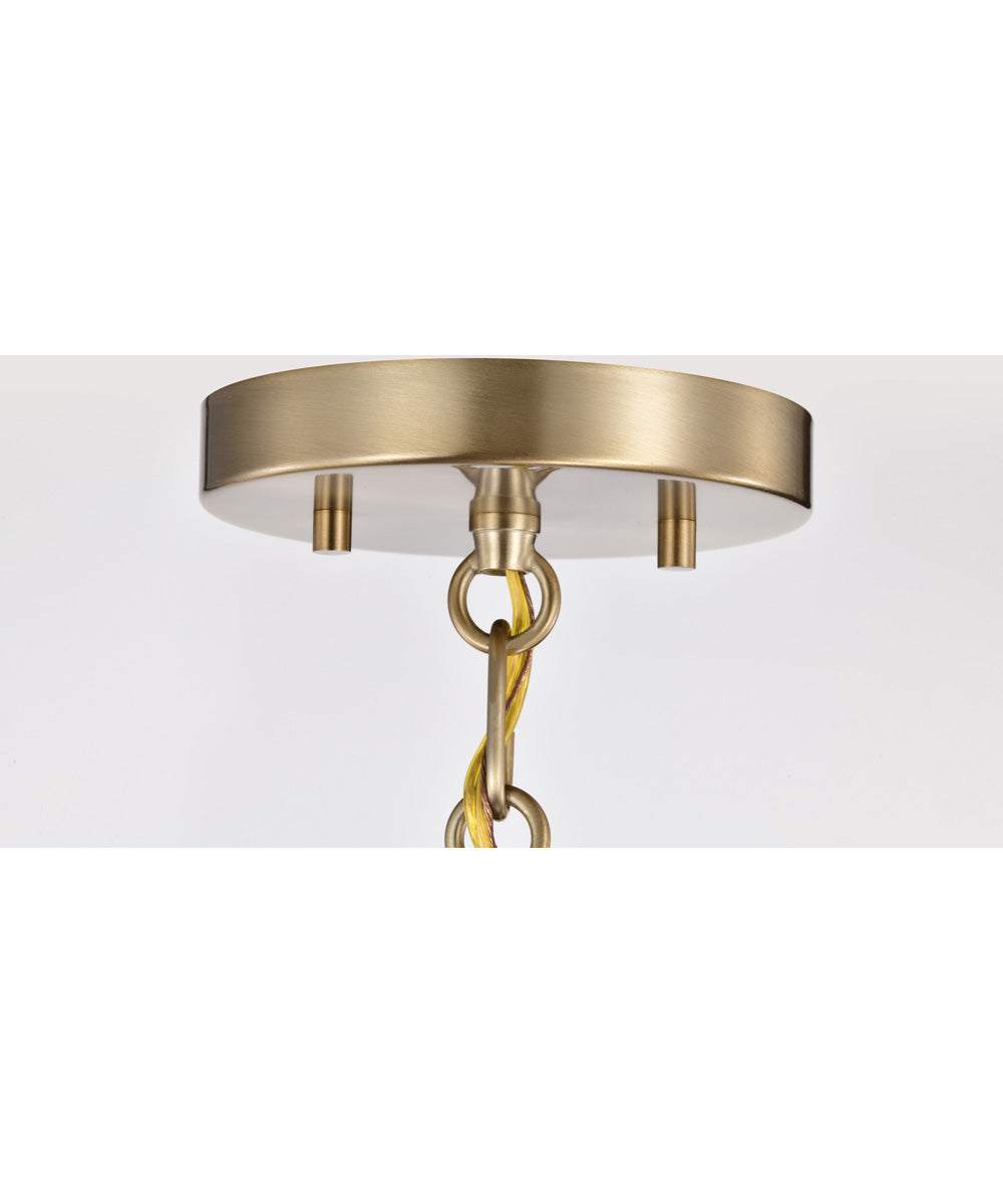 Alexis 1-Light Pendant Burnished Brass / Gold