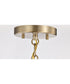 Alexis 1-Light Pendant Burnished Brass / Gold