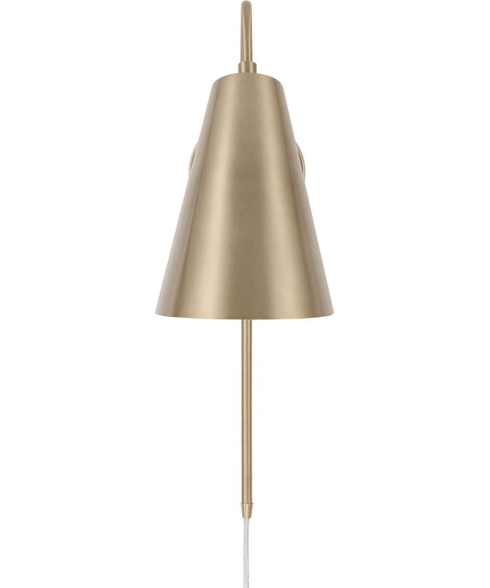 Leo 1-Light Sconce Matte Brass