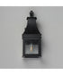 Bramwell VX Single Outdoor Wall Sconce Black Patina
