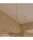 Jheni 6-Light Large Chandelier Brushed Gold
