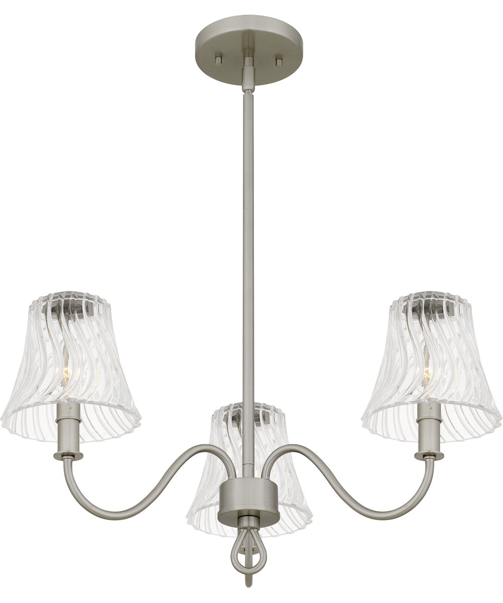 McKinney 3-light Chandelier Brushed Nickel