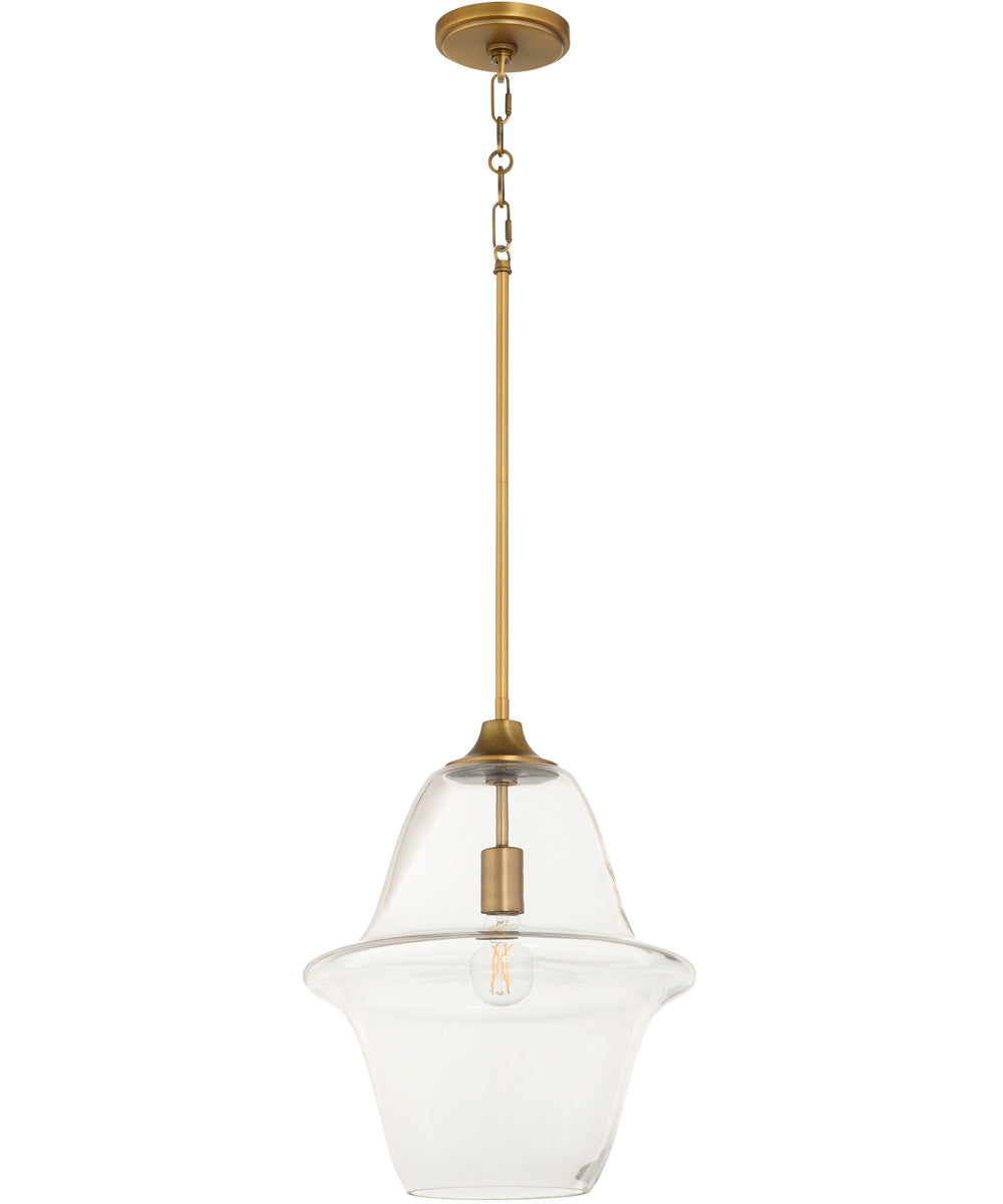 Stewart Pendant Brushed Brass
