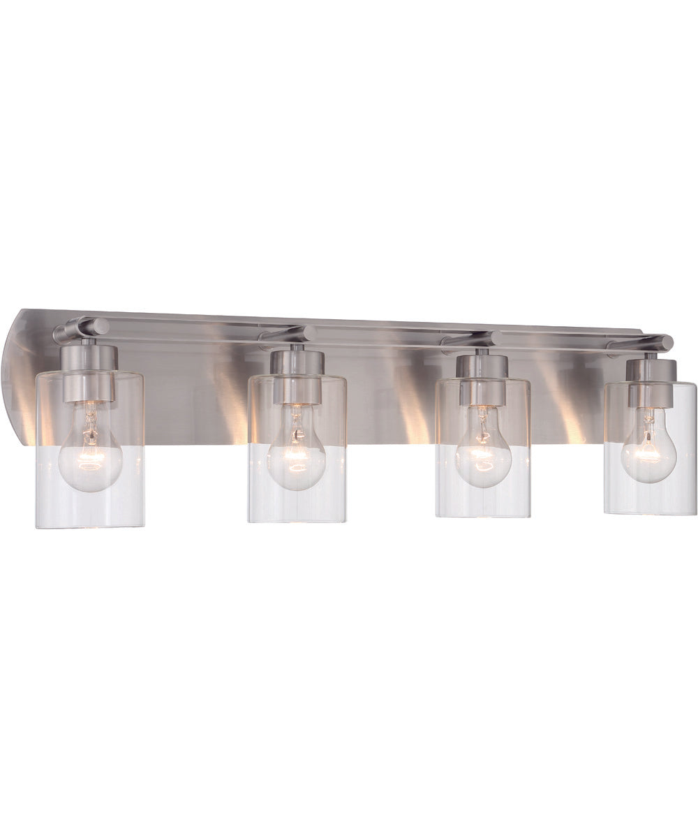 Hendrix 4-Light Lighting Brushed Polished Nickel