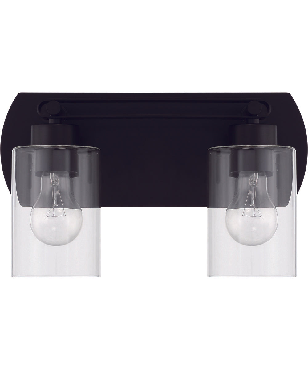 Hendrix 2-Light Lighting Flat Black