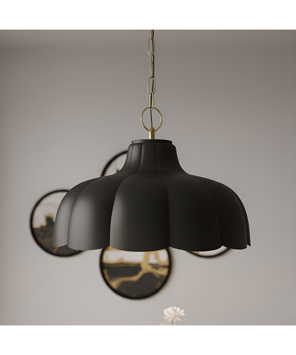 Leanne 4-light Pendant Matte Black