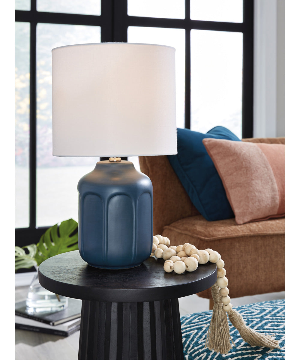 Gierburg Ceramic Table Lamp Teal