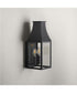 Radcliffe 2-Light Small Outdoor Wall Lantern Black
