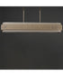 Seacliff 7 Light Linear Pendant Natural Aged Brass