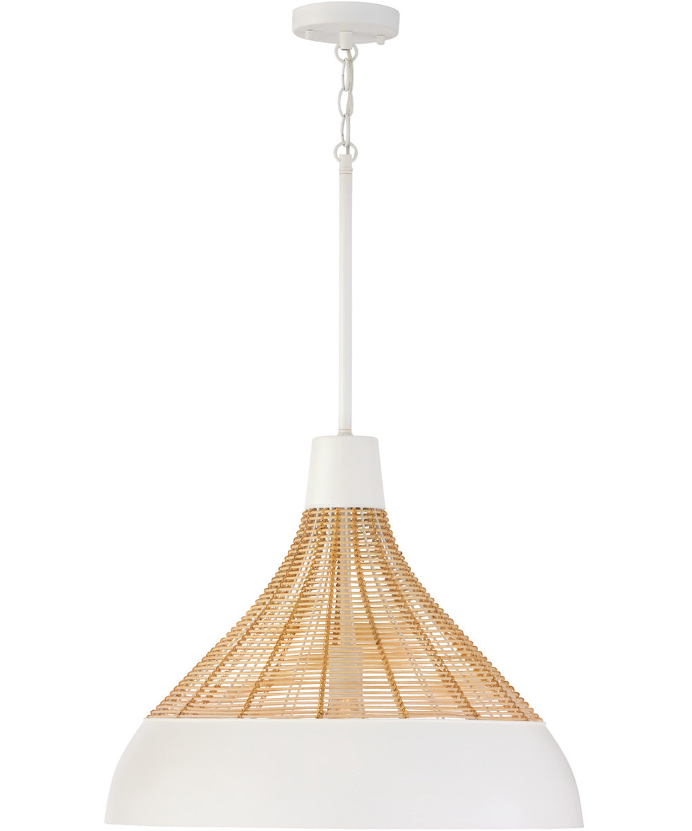 Kali 1-Light Pendant Matte White