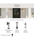 Kagen Outdoor Post Light with Clear Glass Panels Antique Bronze