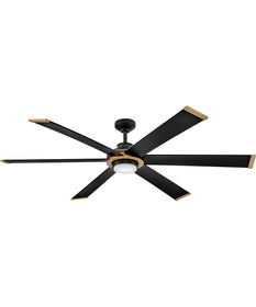 Andros 64" LED Smart Fan Matte Black