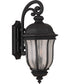 Harper 2-Light Outdoor Lighting Textured Black