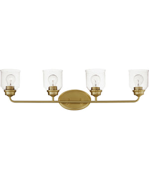 Acadia 4-Light Bath Vanity Natural Aged Brass