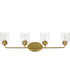 Acadia 4-Light Bath Vanity Natural Aged Brass