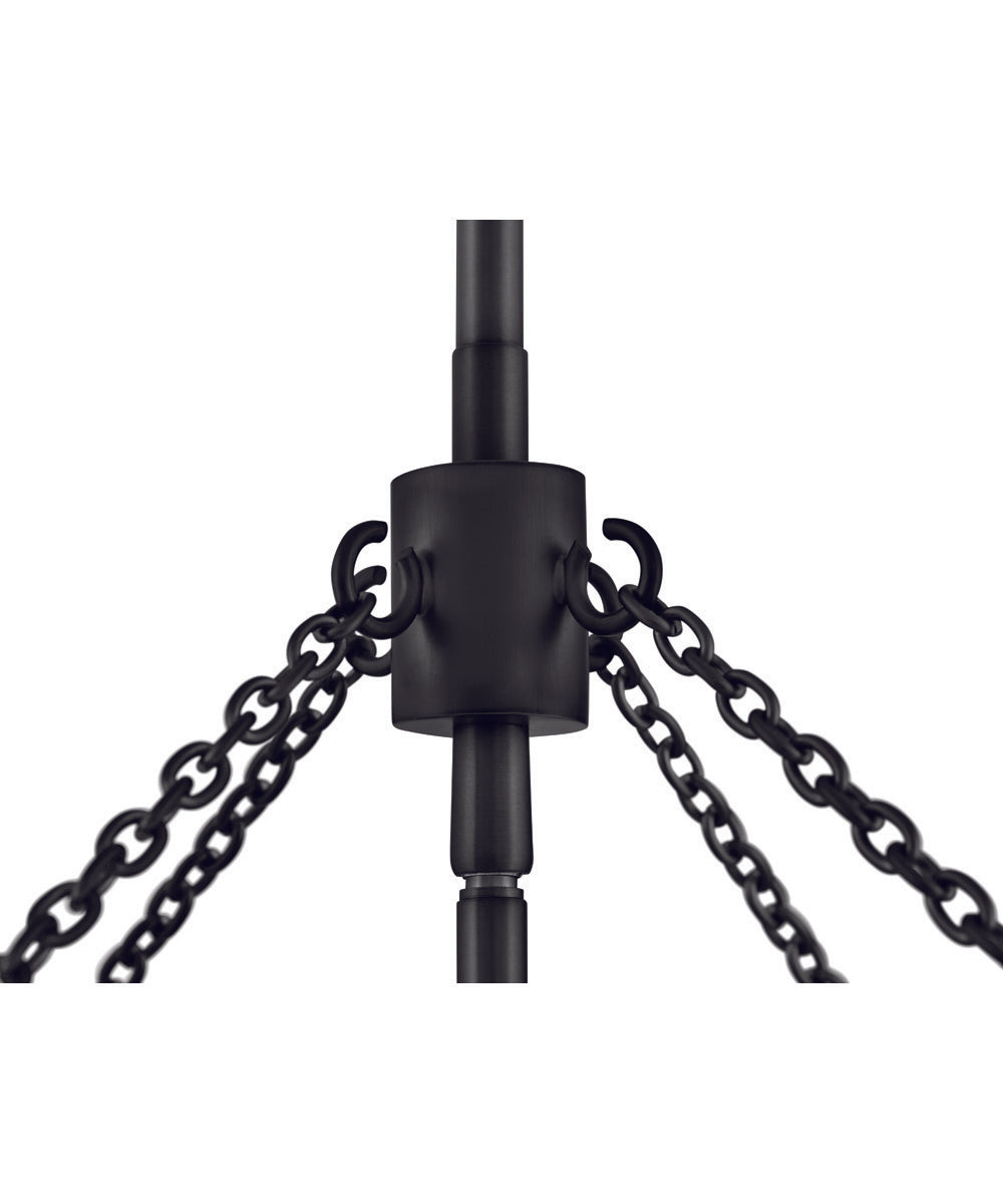 Gwen 5-Light Medium Drum Chandelier in Black