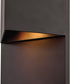 Treva 1-Light Small Wall Mount Lantern in Dark Oxidized Brass
