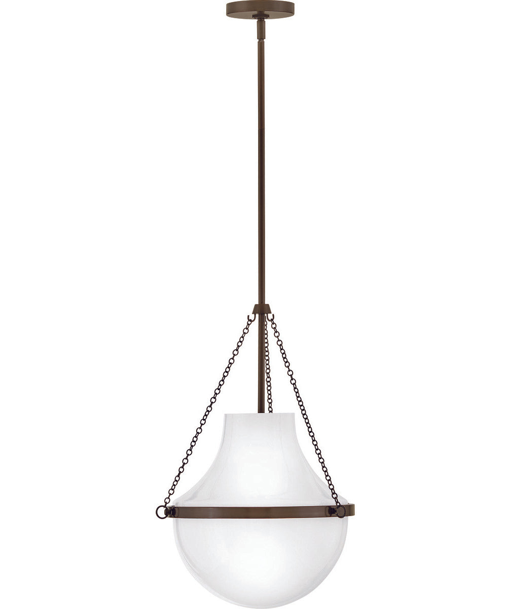 Collins 1-Light Medium Pendant in Heritage Bronze