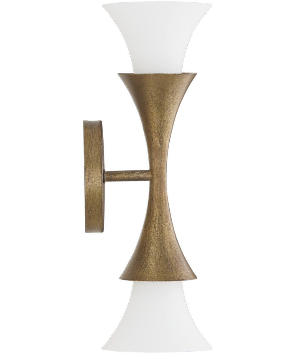 Nola 2-Light Sconce Mystic Luster