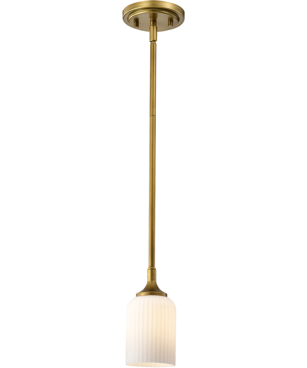 Solara 1-Light Pendant Natural Brass