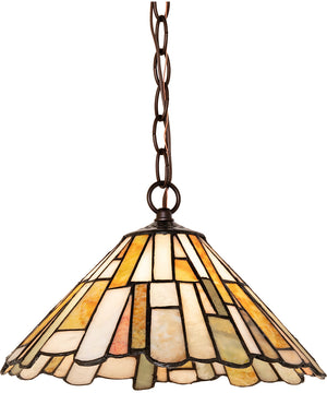 13" Wide DeLighta Jadestone Pendant