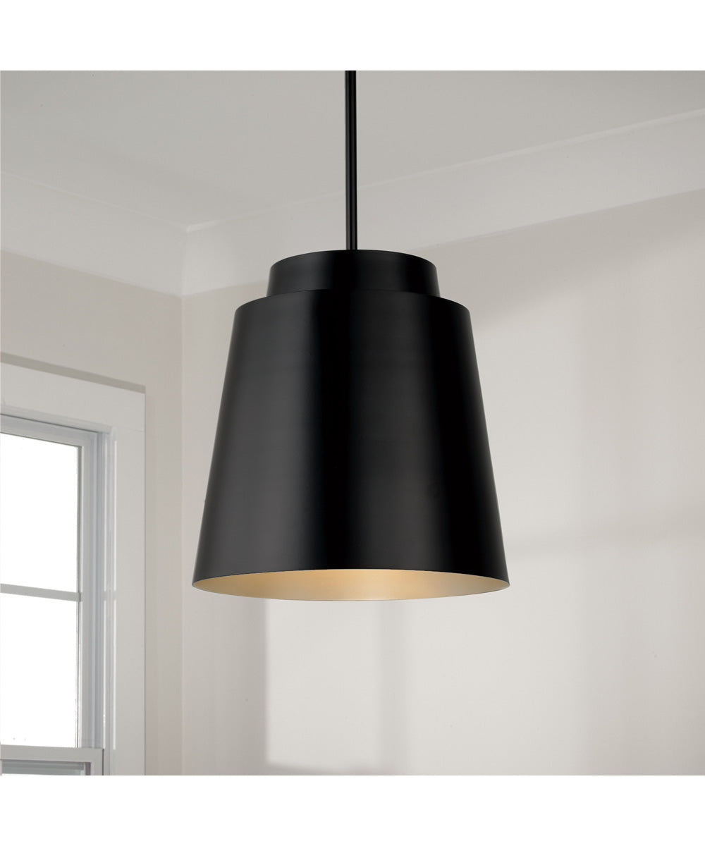 Pratt 1-Light Pendant Matte Black