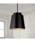 Pratt 1-Light Pendant Matte Black