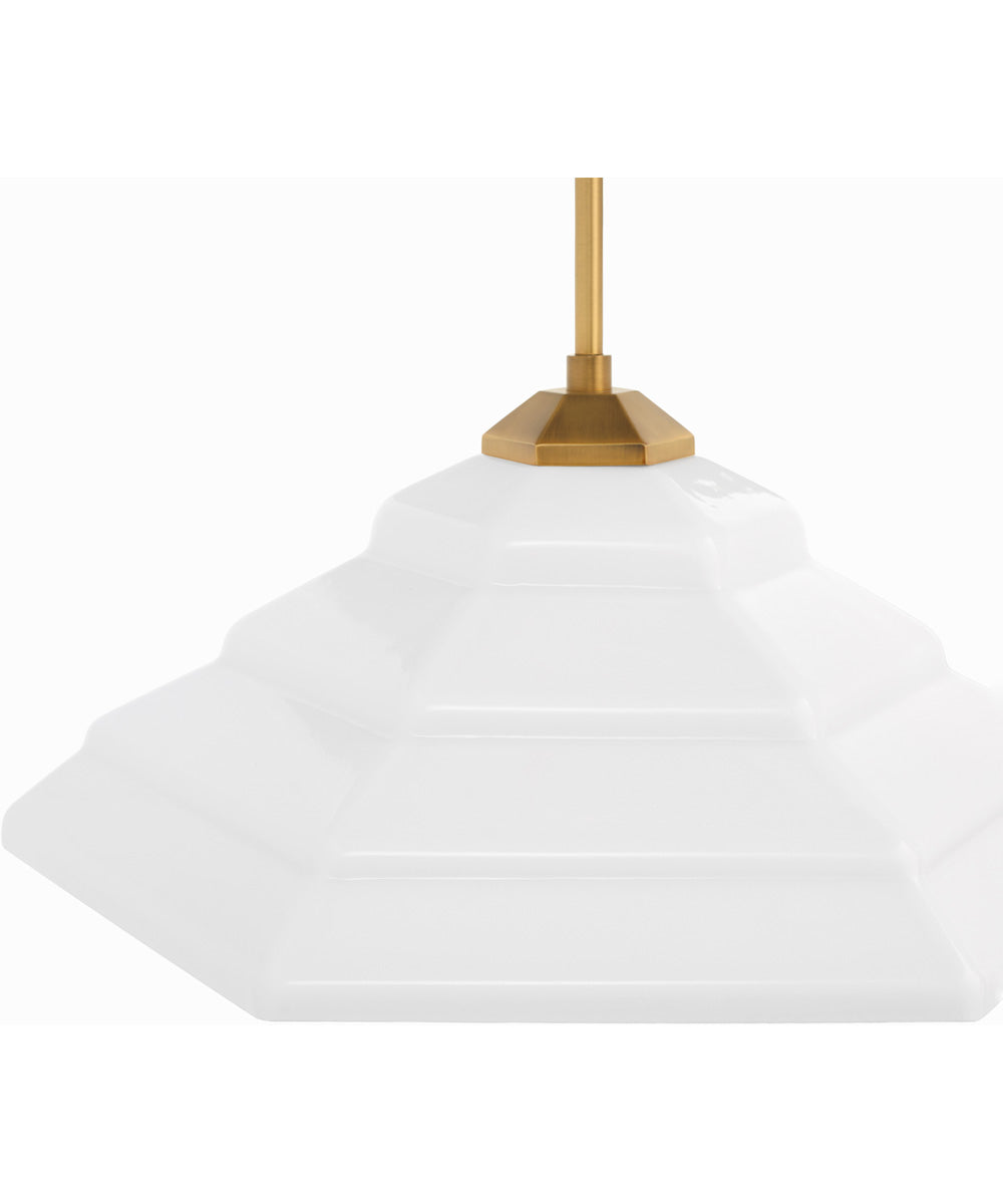 Rainier Pendant Brushed Brass