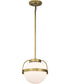 Lakeshore 1-Light Pendant Natural Brass