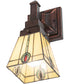 5" Wide Spear Mission Wall Sconce