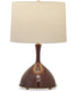 Colette Burgundy Table Lamp