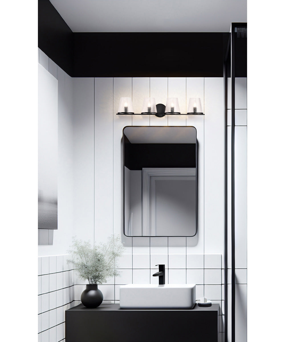 Valentine 4-Light Vanity & Wall Black