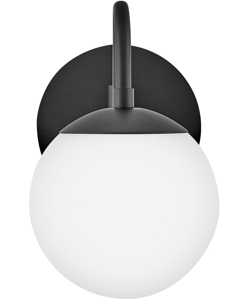 Dottie 1-Light Small Single Light Sconce in Black