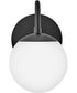 Dottie 1-Light Small Single Light Sconce in Black