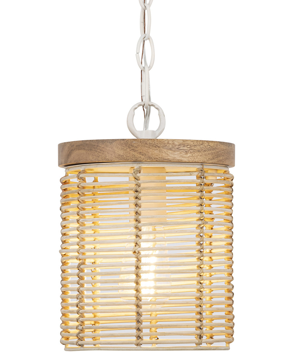 Vannerie 1-Light Mini Pendant Ecru