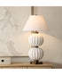 Irena White Sphere Table Lamp