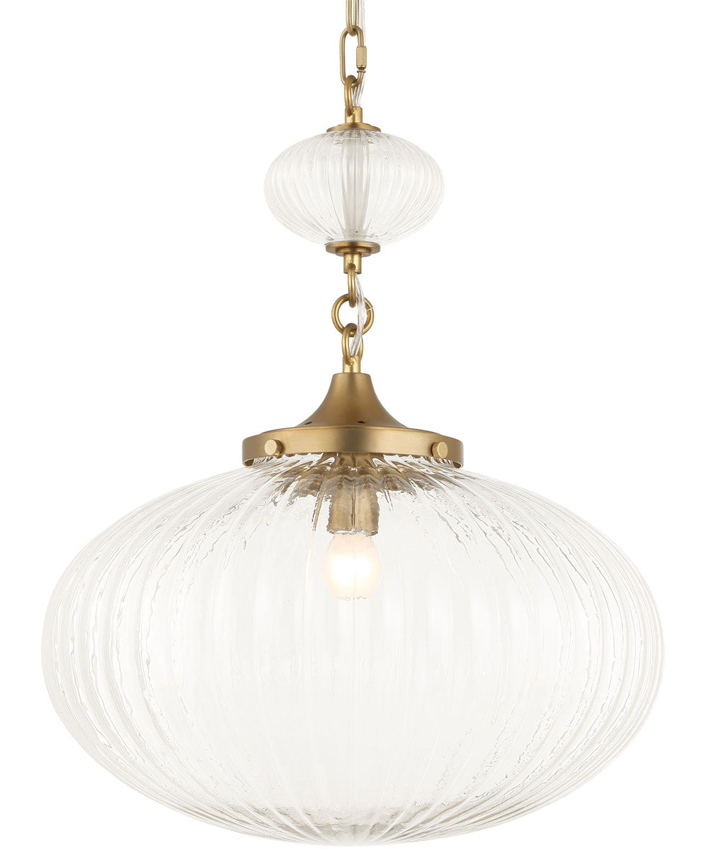 Bellaire 1 Light Glass Shade Pendant