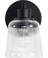 Grayson 1-Light Vanity & Wall Matte Black
