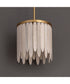 Marimba 12 inch Pendant Weathered White