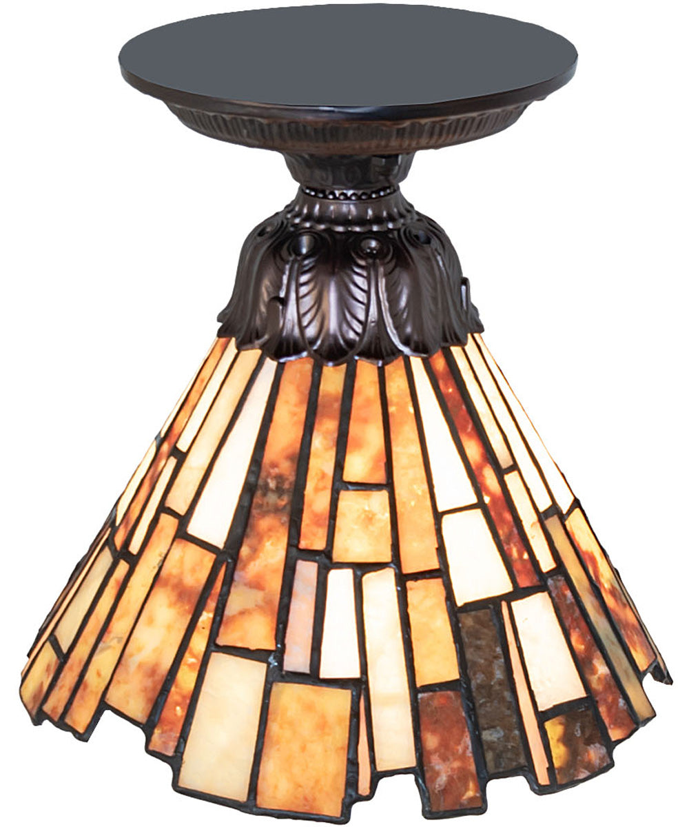 8" Wide DeLighta Jadestone Flushmount