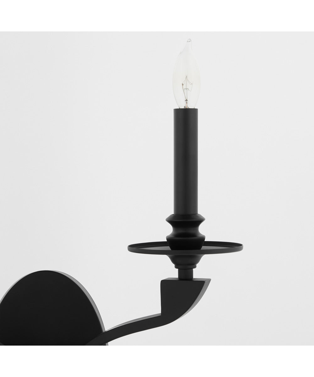 Chantelle 2-light Sconce Matte Black