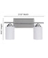 17"W Albany 2-Light Bath Vanity Light Chrome