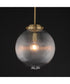 Kasbah 12 inch Pendant Satin Brass