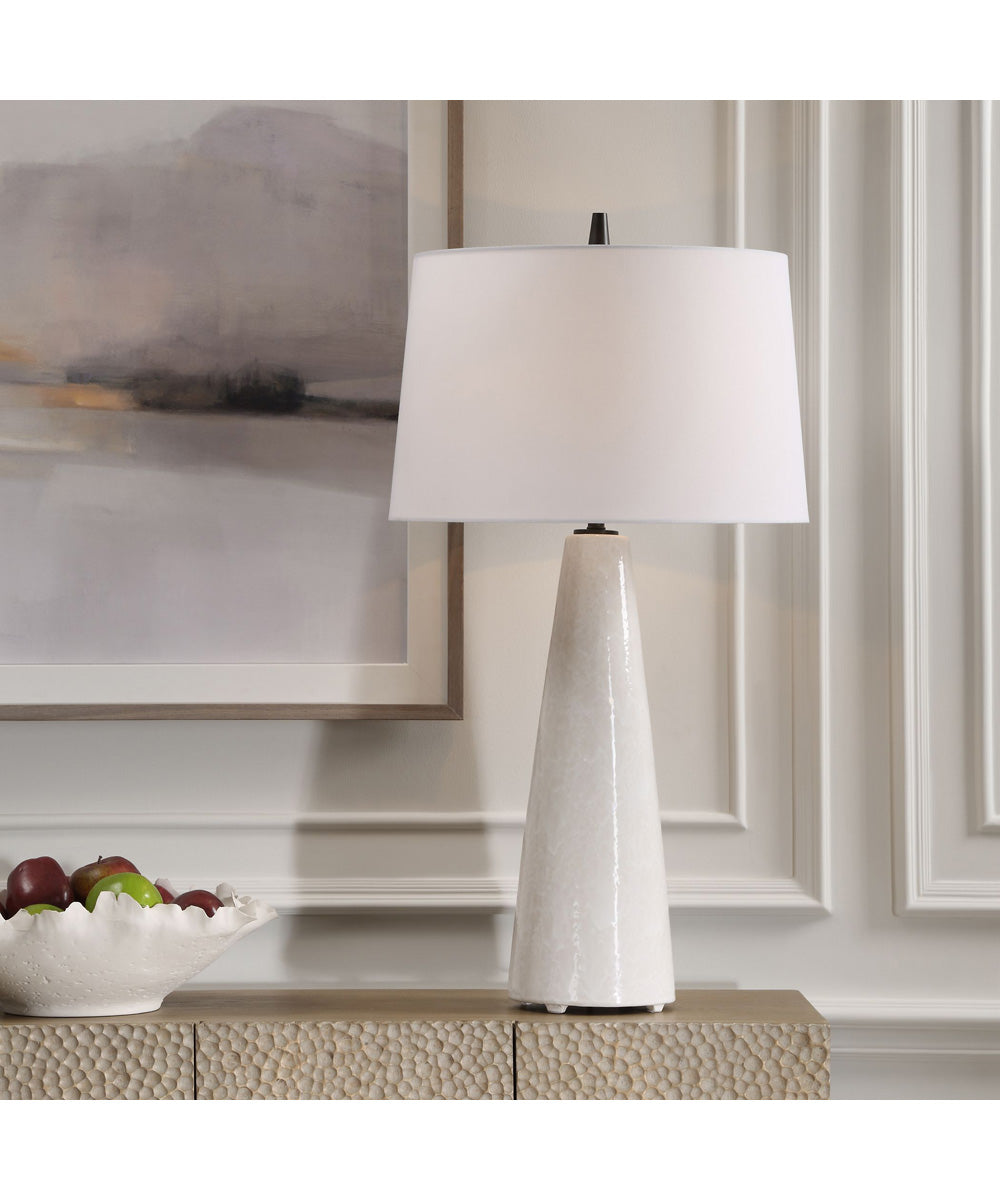 Loire Ivory Glaze Table Lamp