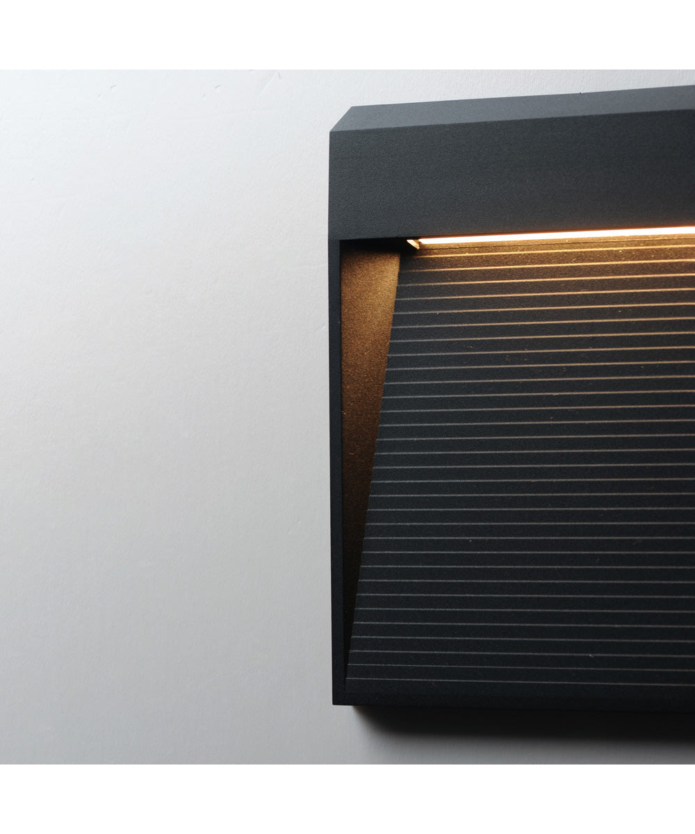 Steppes LED Outdoor Sconce Black