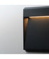 Steppes LED Outdoor Sconce Black