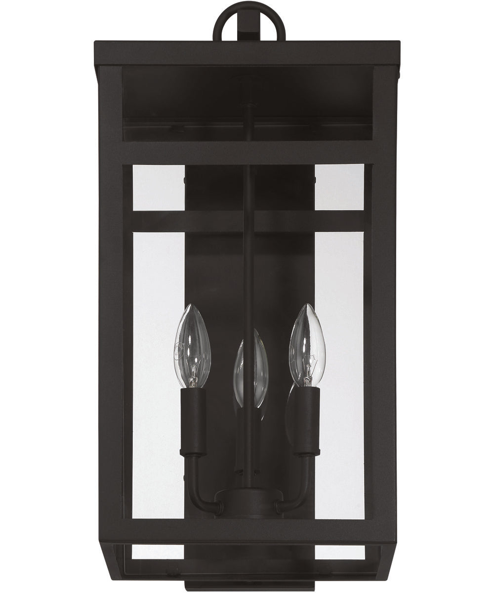 O'Neal 3-Light Outdoor Lighting Textured Black