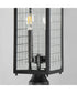 Magnus Outdoor Post Lantern Black