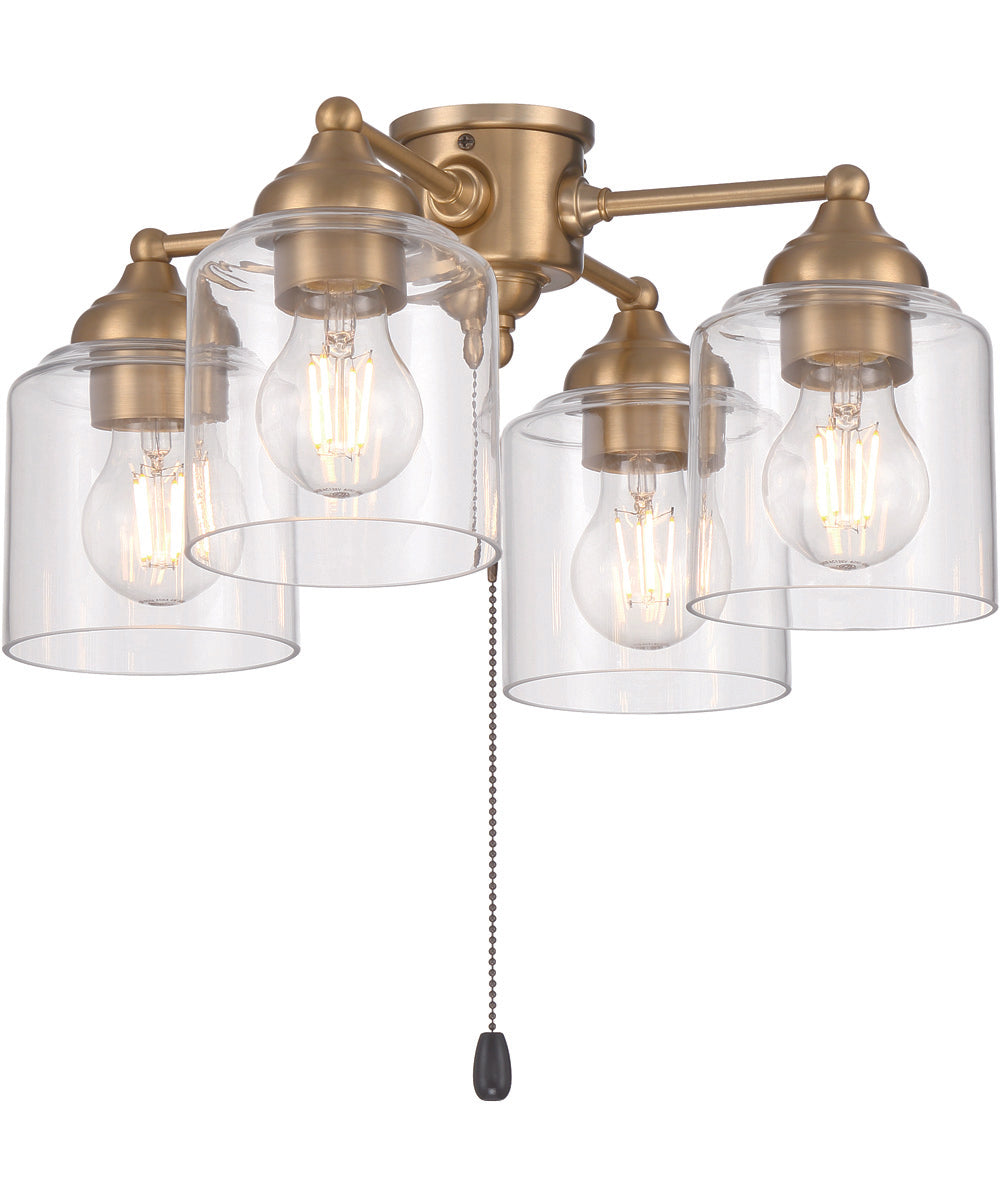 4-Light Accessory Satin Brass
