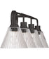 Pleated 4-Light Lighting Flat Black